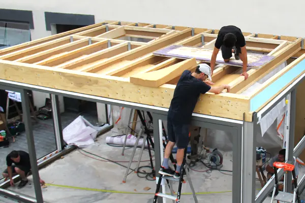 Réparation de véranda