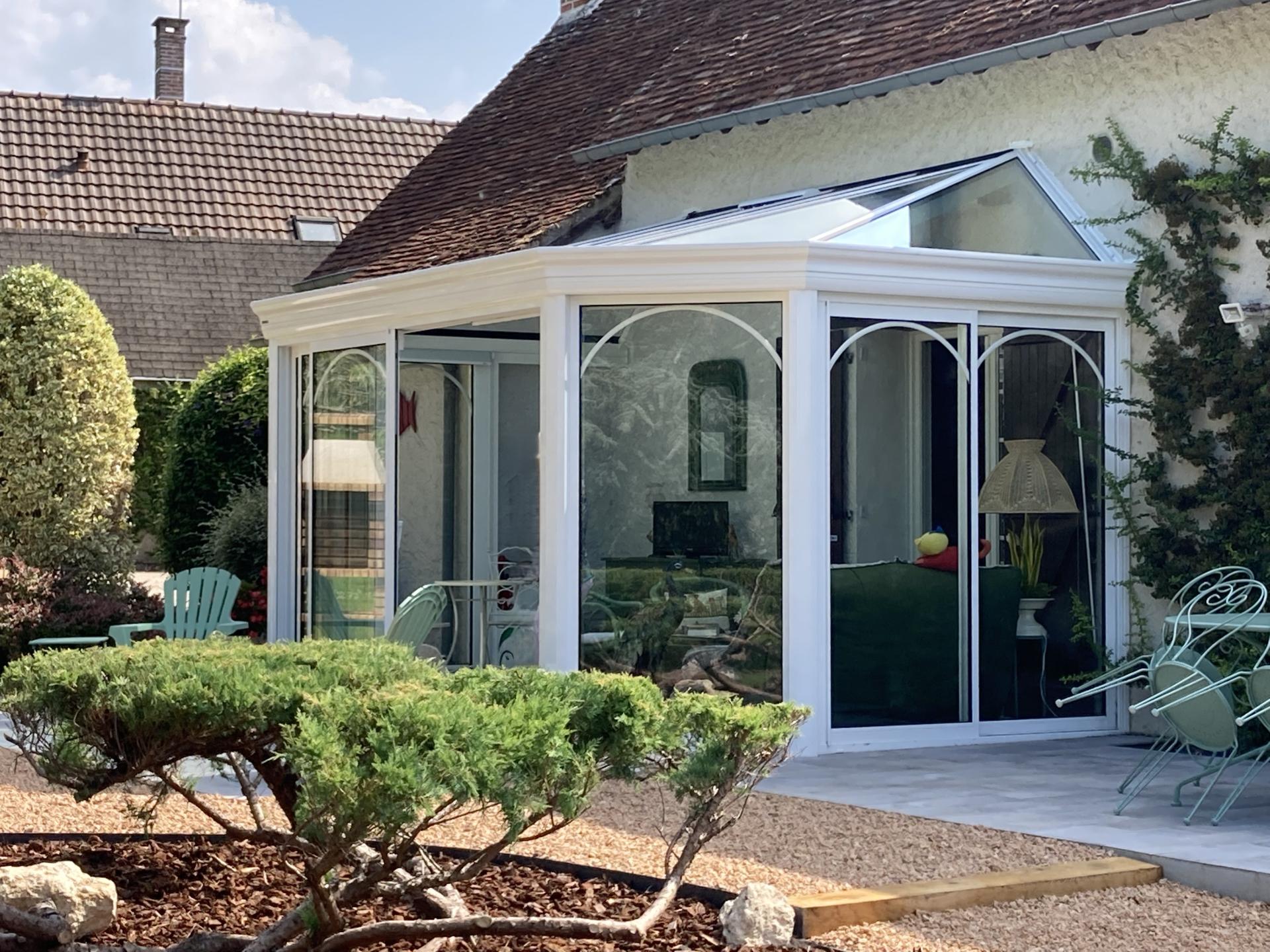 véranda déco baignée de lumière